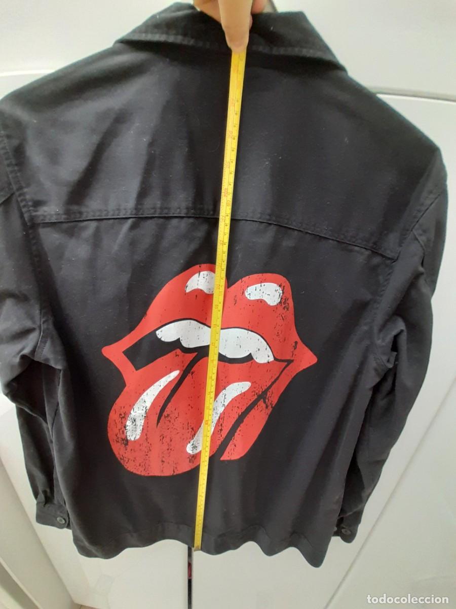 M&uacute;sica de colecci&oacute;n: Camiseta de Rolling Stones abierta, con botones &ndash; Algod&oacute;n - USADA - Foto 4