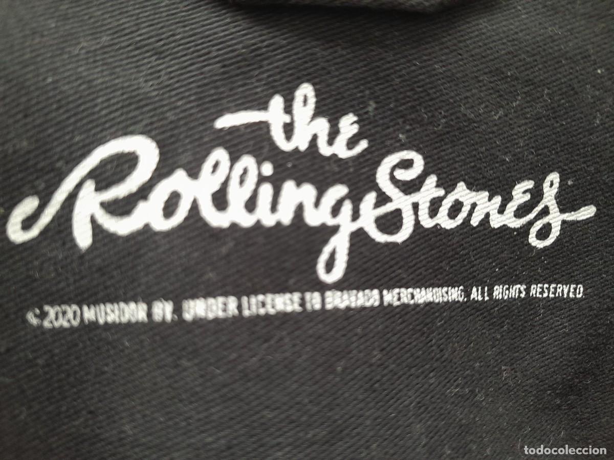 M&uacute;sica de colecci&oacute;n: Camiseta de Rolling Stones abierta, con botones &ndash; Algod&oacute;n - USADA - Foto 5