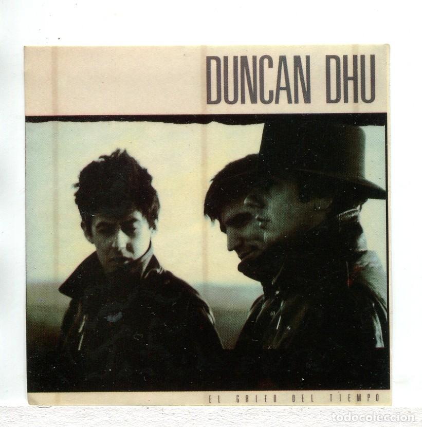 M&uacute;sica de colecci&oacute;n: DUNCAN DHU. PEGATINA 9 X 9 cms. - Foto 1