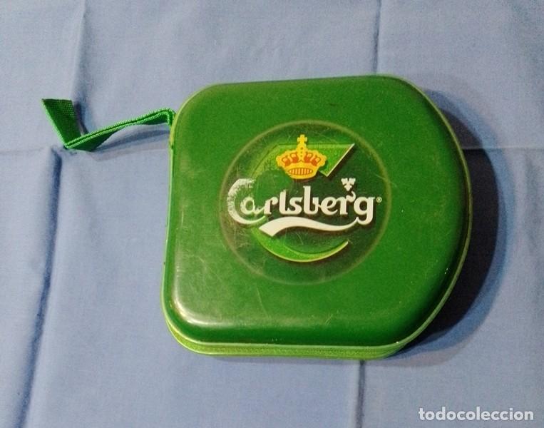 M&uacute;sica de colecci&oacute;n: Estuche guarda CDs Carlsberg - Foto 1