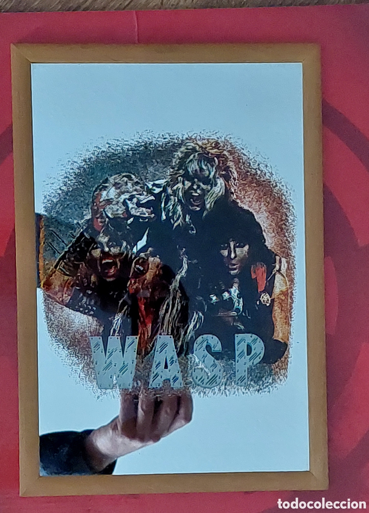 M&uacute;sica de colecci&oacute;n: W.A.S.P. Wasp cuadro espejo - Foto 2