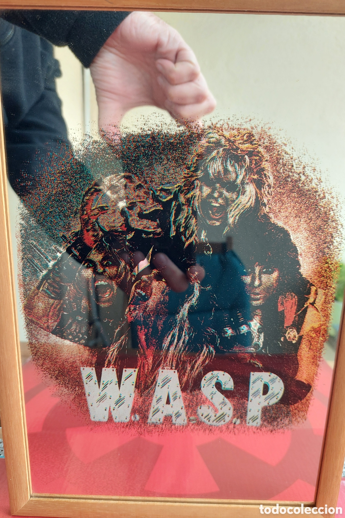 M&uacute;sica de colecci&oacute;n: W.A.S.P. Wasp cuadro espejo - Foto 3