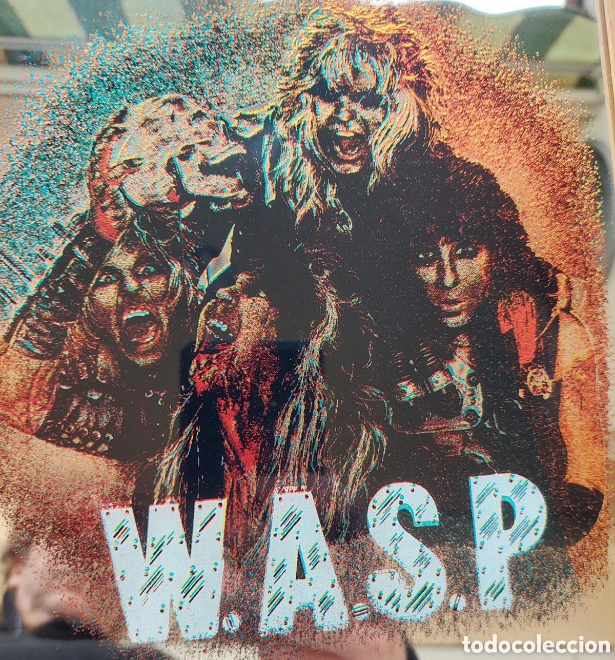 M&uacute;sica de colecci&oacute;n: W.A.S.P. Wasp cuadro espejo - Foto 4