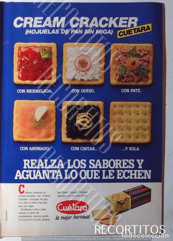 M&uacute;sica de colecci&oacute;n: CREAMA CRACKER CUETARA ANUNCIO PUBLICIDAD - Foto 1