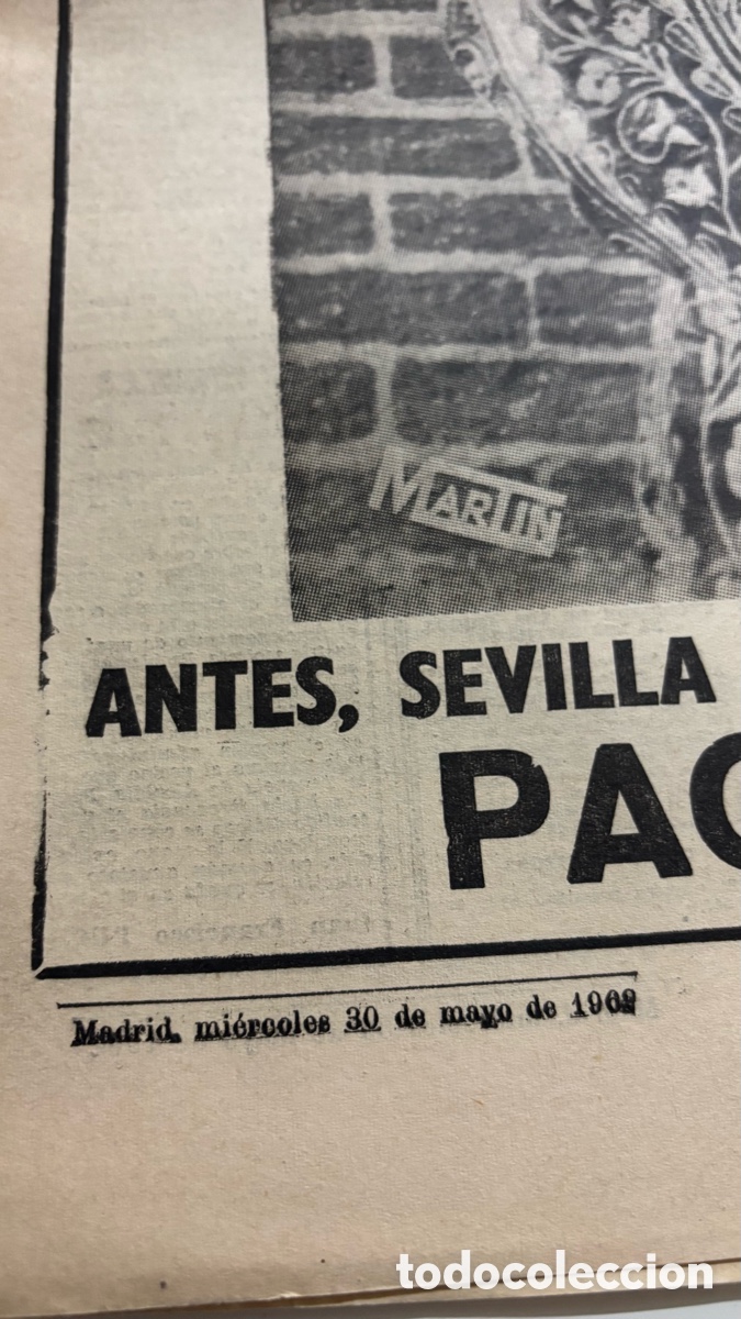 M&uacute;sica de colecci&oacute;n: Recorte Frank Sinatra en Madrid 1962 - Foto 2