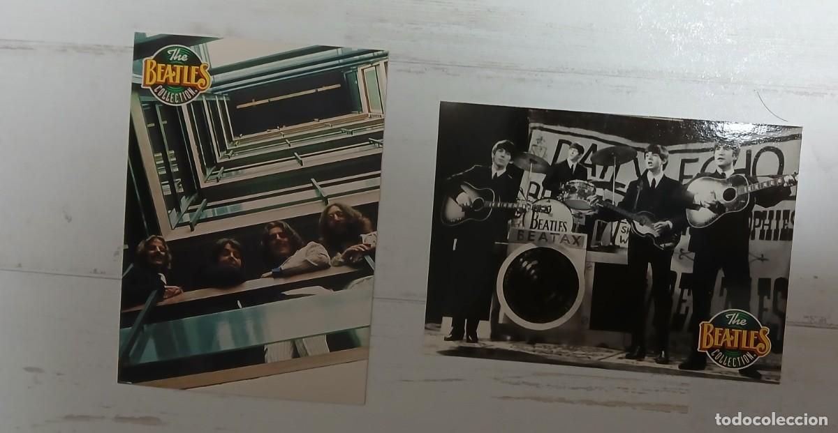 M&uacute;sica de colecci&oacute;n: Lote de 4 cromos sobre los Beatles - Foto 1