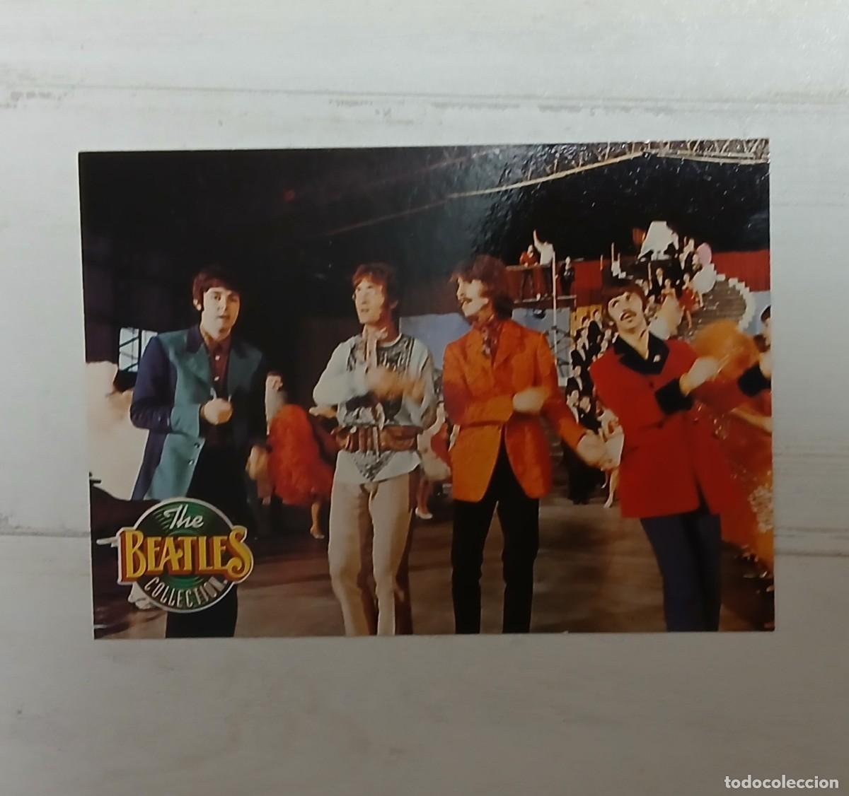 M&uacute;sica de colecci&oacute;n: Lote de 4 cromos sobre los Beatles - Foto 2