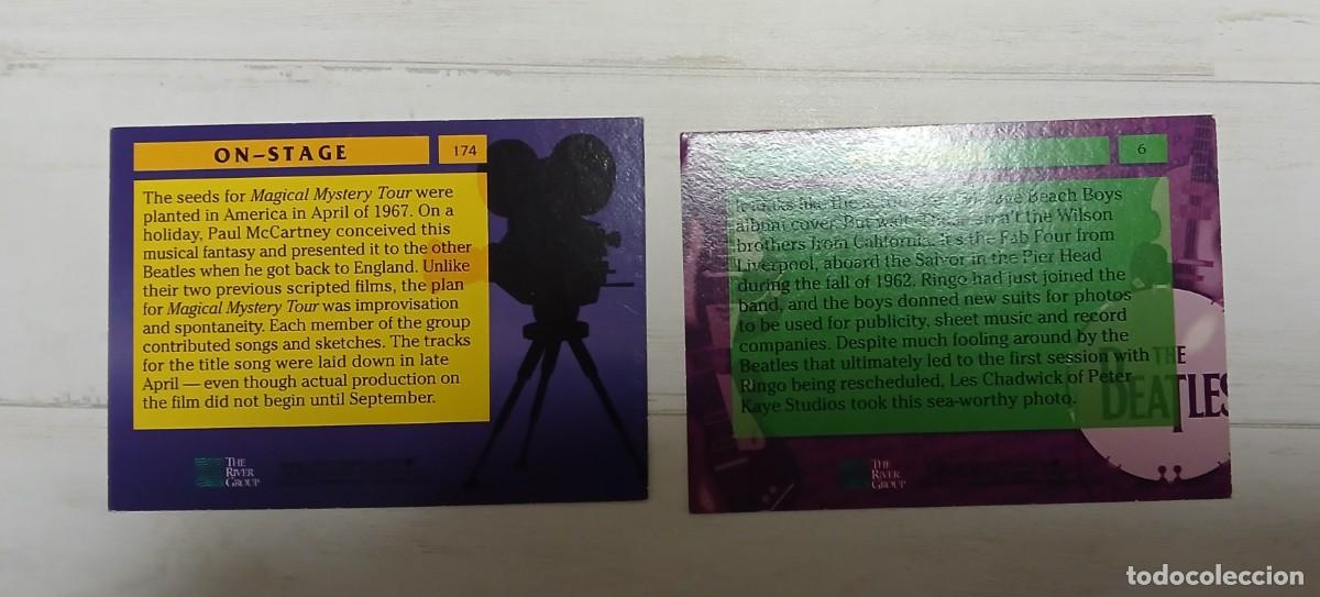 M&uacute;sica de colecci&oacute;n: Lote de 4 cromos sobre los Beatles - Foto 5