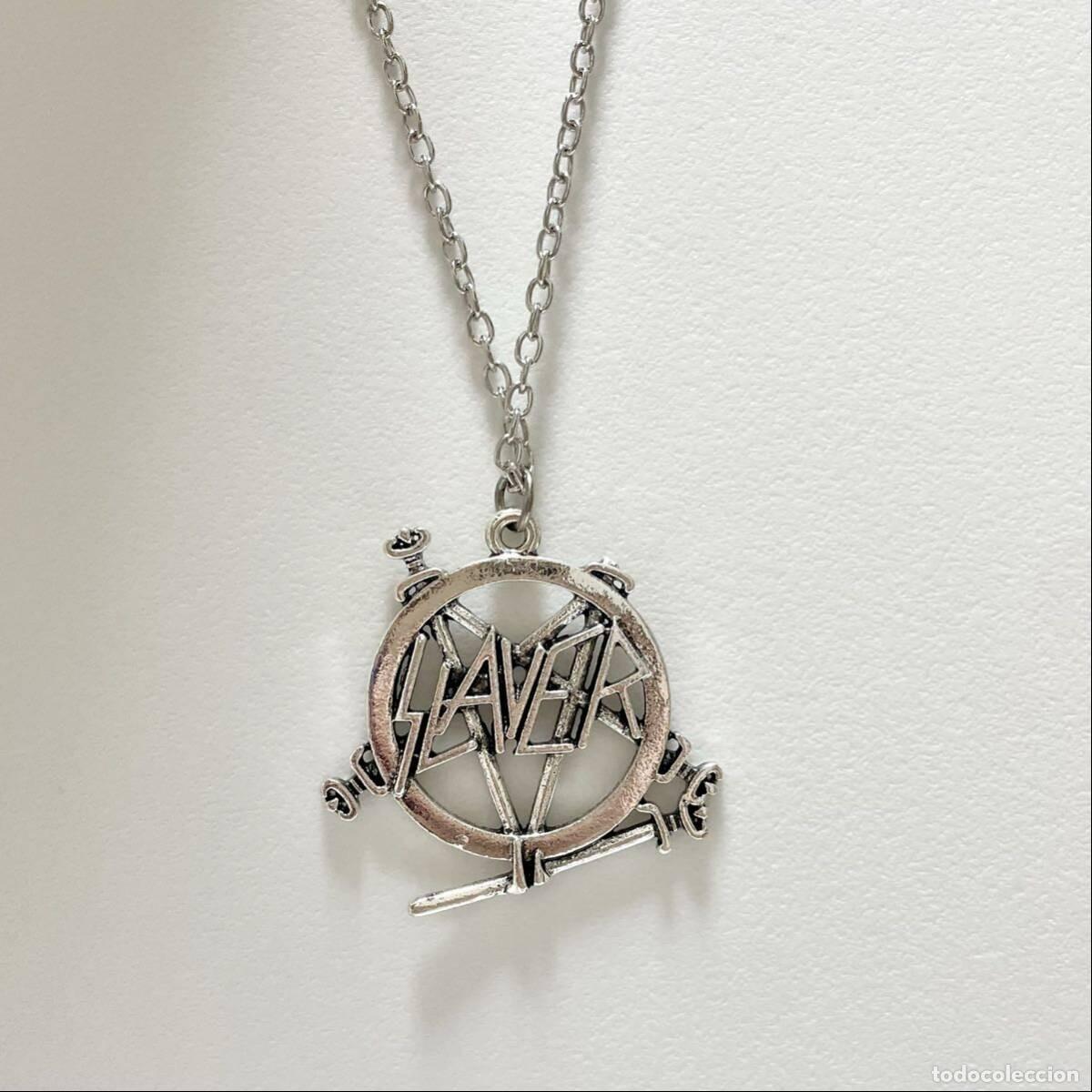 M&uacute;sica de colecci&oacute;n: Slayer : Necklace / Pendentif Logo - Foto 1