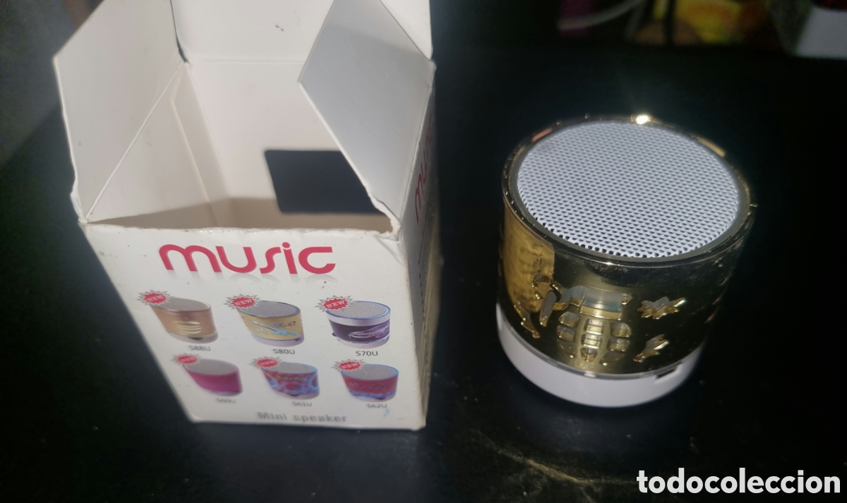 M&uacute;sica de colecci&oacute;n: altavoz Bluetooth port&aacute;til&nbsp;con luces LED - Foto 3