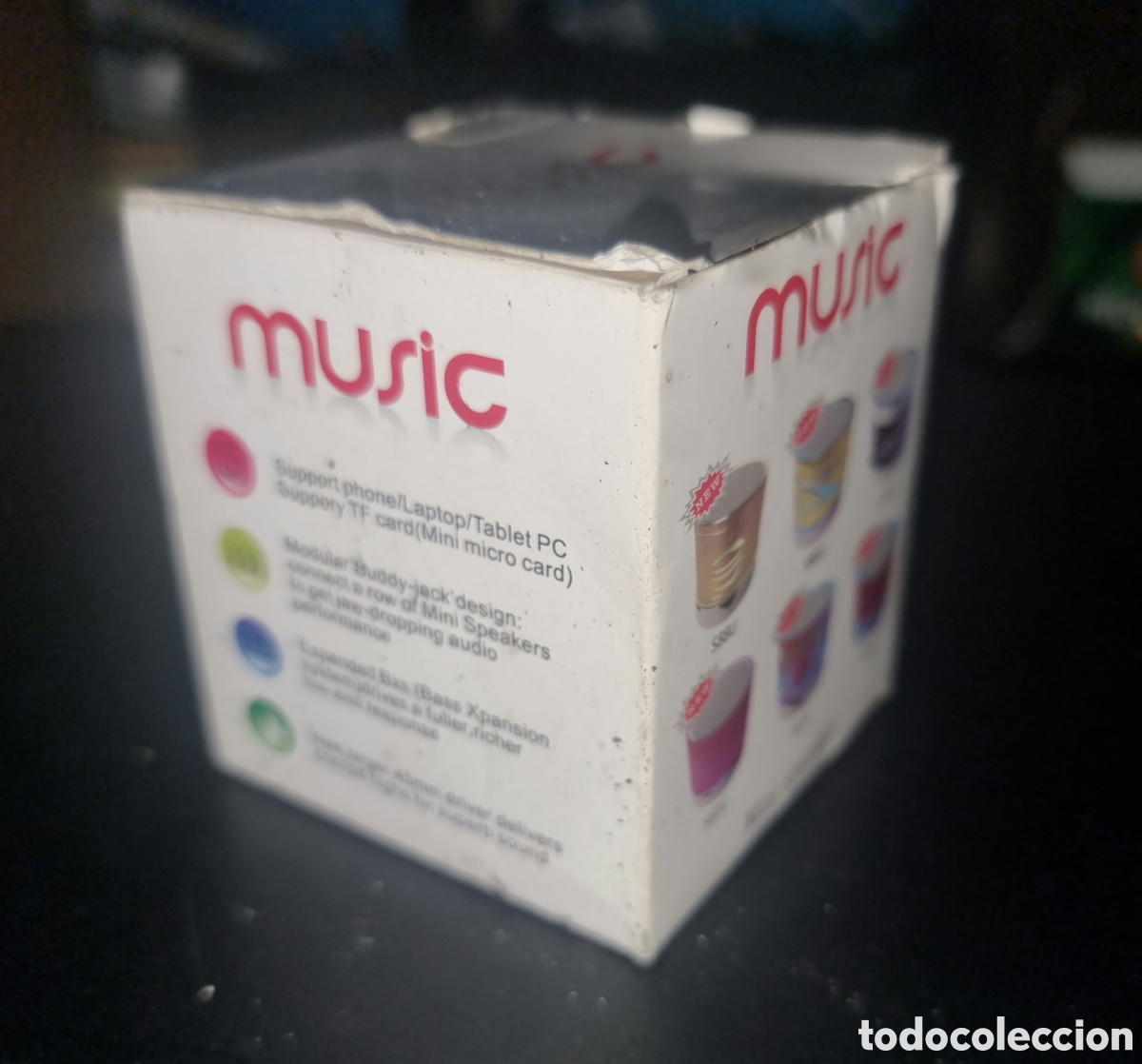 M&uacute;sica de colecci&oacute;n: altavoz Bluetooth port&aacute;til&nbsp;con luces LED - Foto 5