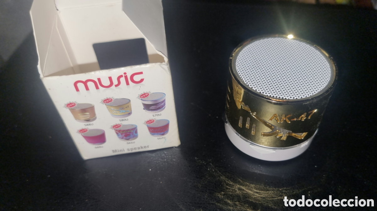 M&uacute;sica de colecci&oacute;n: altavoz Bluetooth port&aacute;til&nbsp;con luces LED - Foto 1