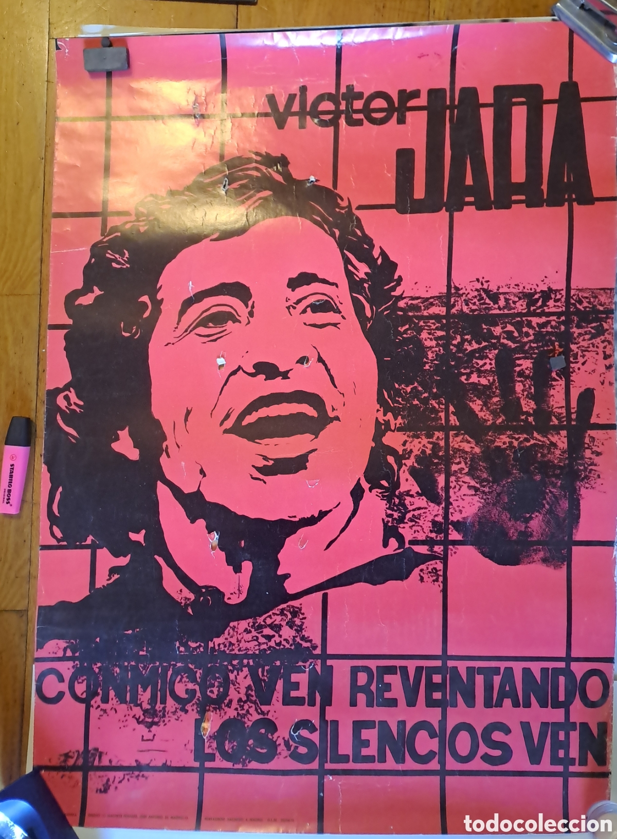 M&uacute;sica de colecci&oacute;n: Poster de V&iacute;ctor Jara - Foto 1