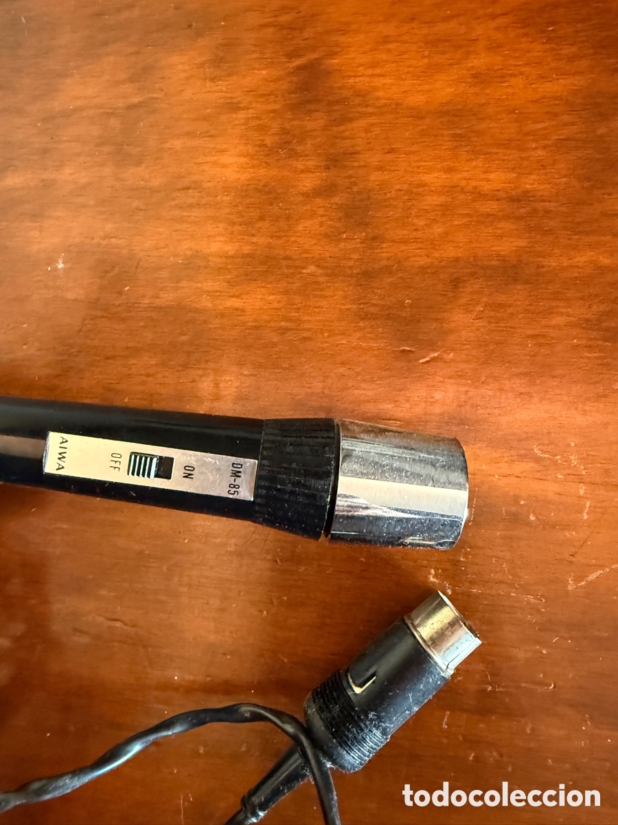 M&uacute;sica de colecci&oacute;n: Micr&oacute;fono Aiwa DM-85 - Foto 2