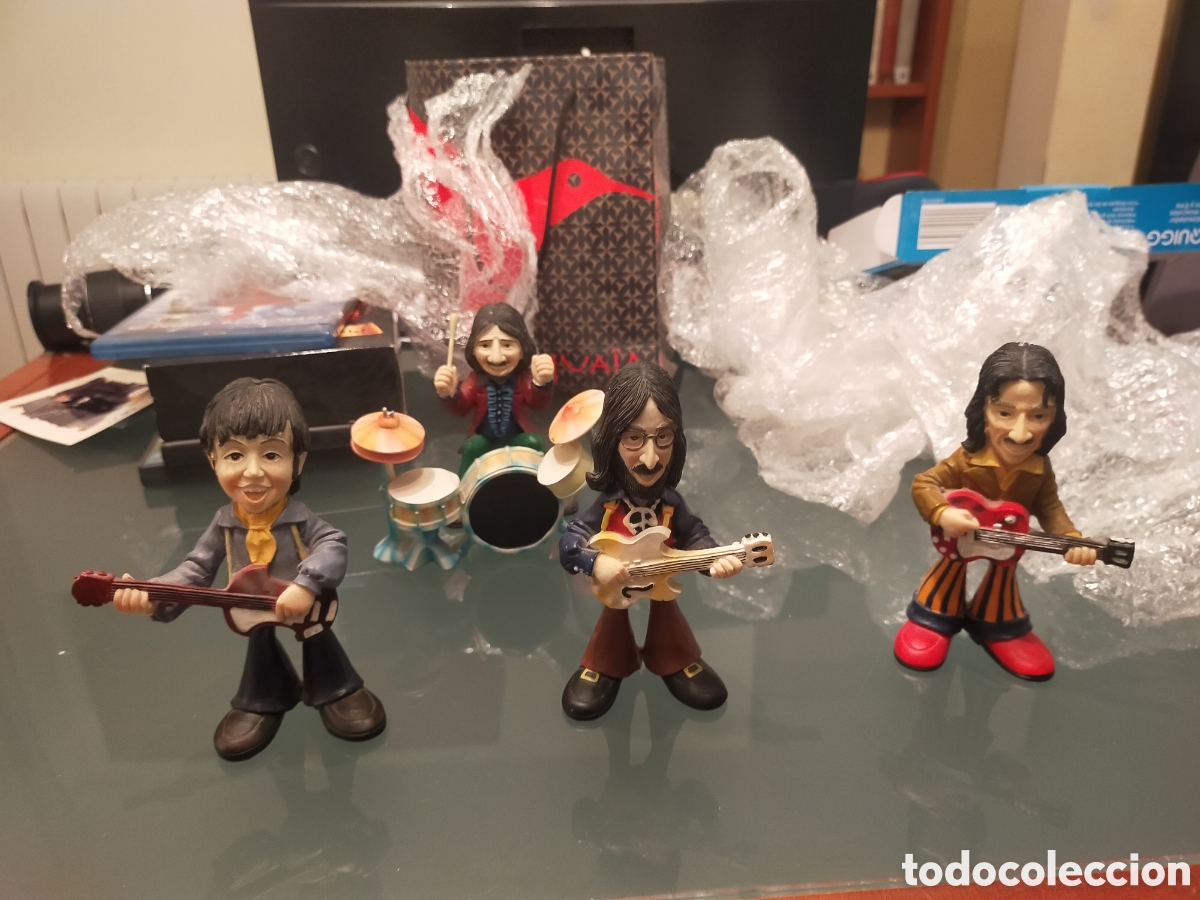 M&uacute;sica de colecci&oacute;n: Beatles figuras de resina - Foto 1