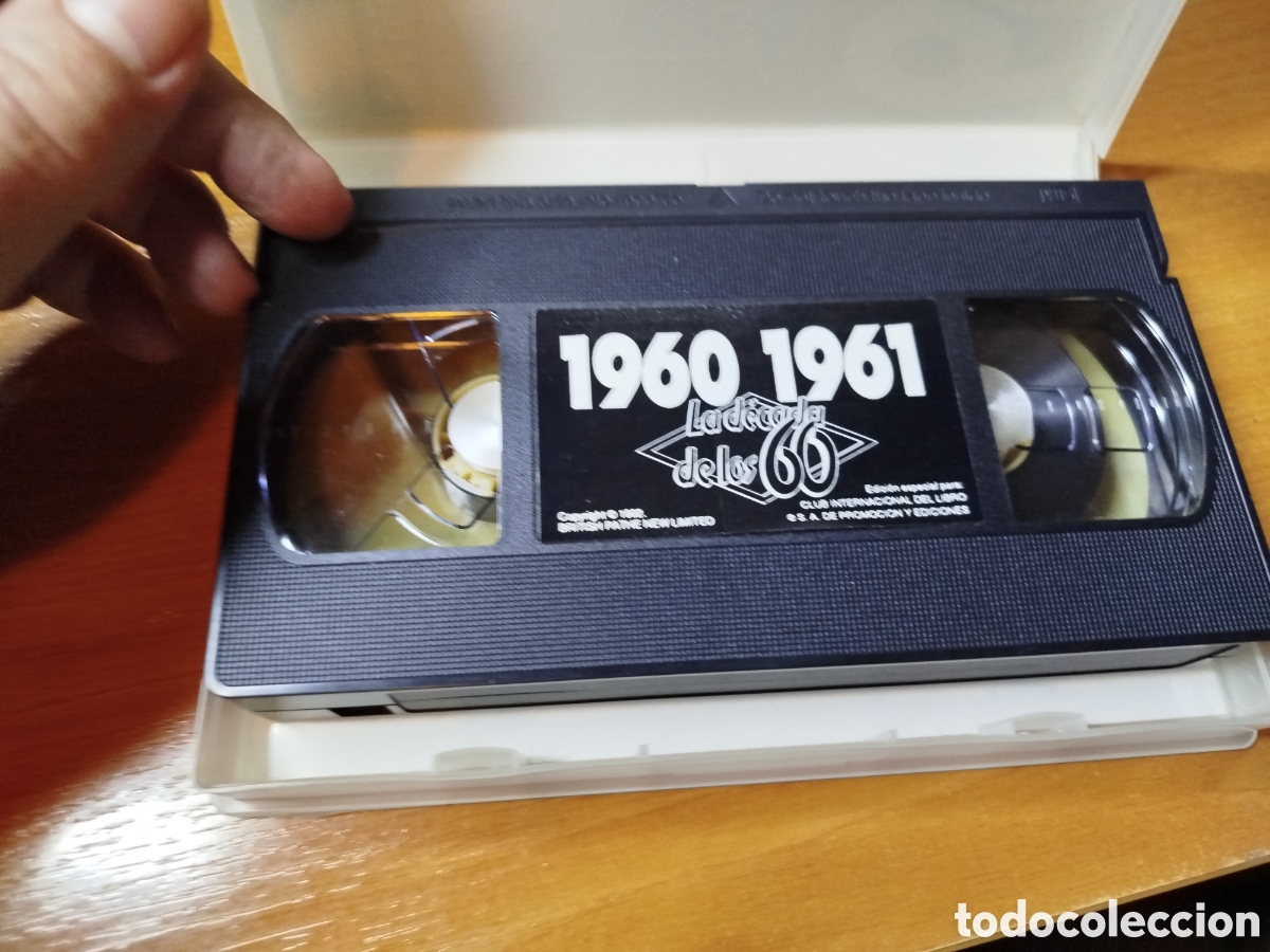 M&uacute;sica de colecci&oacute;n: 60 61 una d&eacute;cada para recordar. La d&eacute;cada de los 60. Vhs - Foto 3