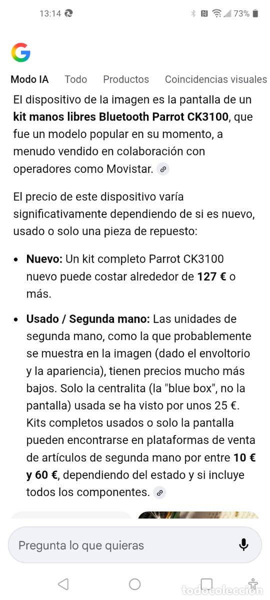 M&uacute;sica de colecci&oacute;n: BONITO KIT MANOS LIBRES PEROT CK 3100 - Foto 13