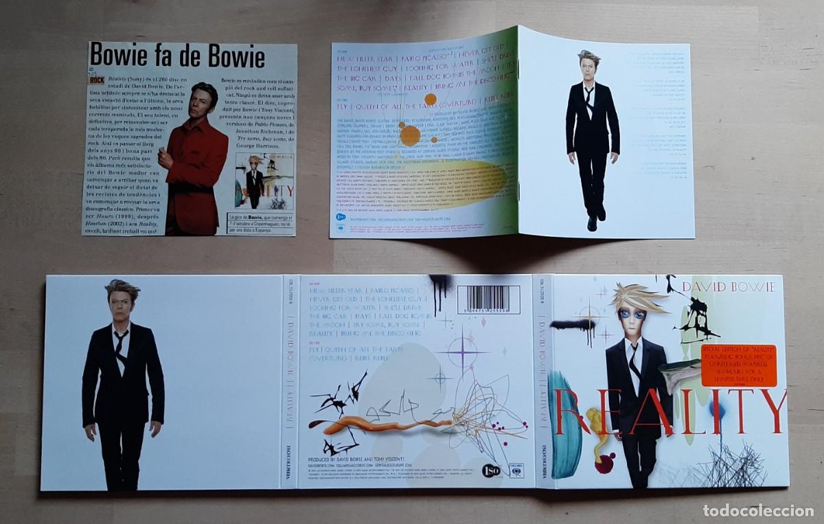 M&uacute;sica de colecci&oacute;n: DAVID BOWIE &ndash; TICKET / PIN / CD / SUDADERA / PROGRAMA - COLLECTOR&rsquo;S PACK. - Foto 7