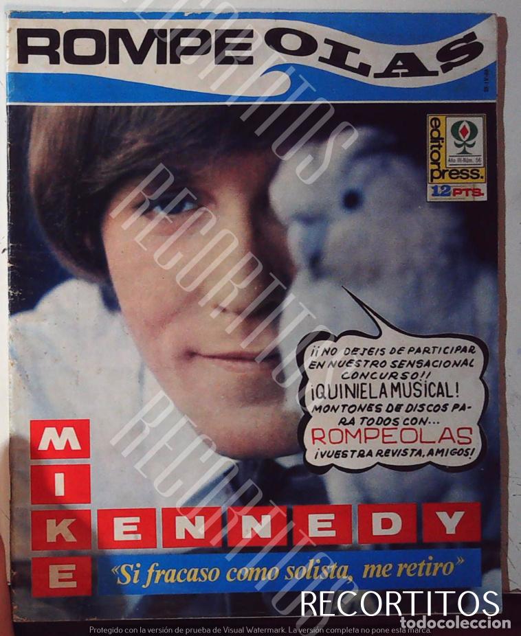 M&uacute;sica de colecci&oacute;n: recorte portada mike kenedy los bravos - Foto 1