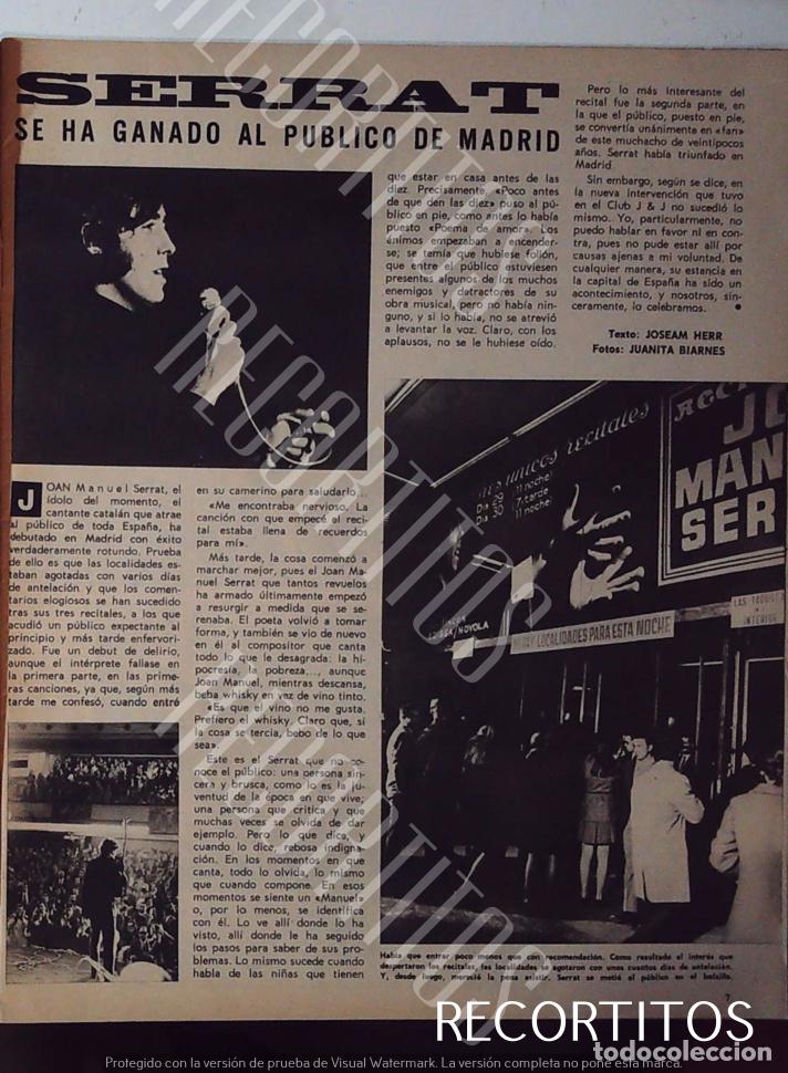 M&uacute;sica de colecci&oacute;n: joan manuel serrat 1969 - Foto 1