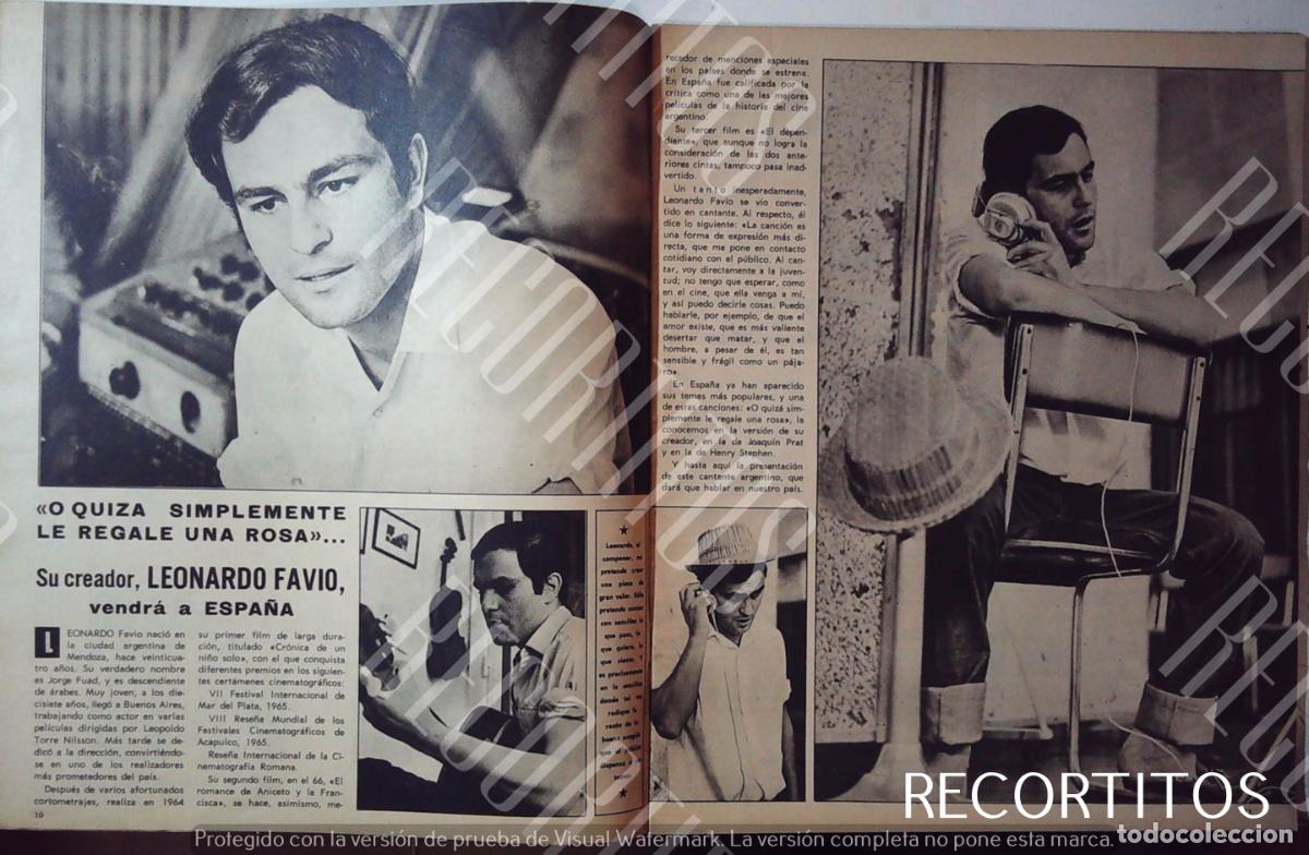 M&uacute;sica de colecci&oacute;n: leonardo favio en espa&ntilde;a - Foto 1