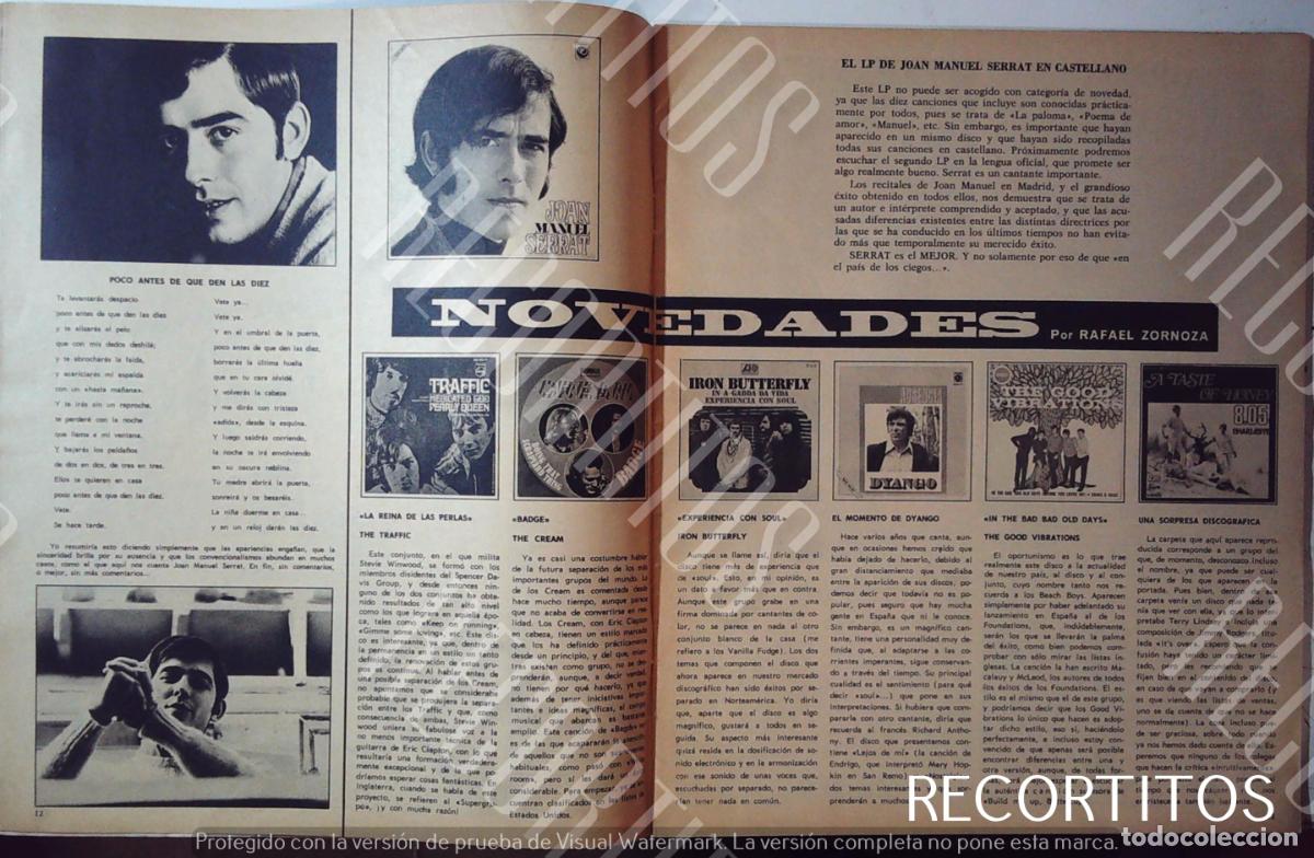 M&uacute;sica de colecci&oacute;n: joan manuel serrat the traffic dyango - Foto 1