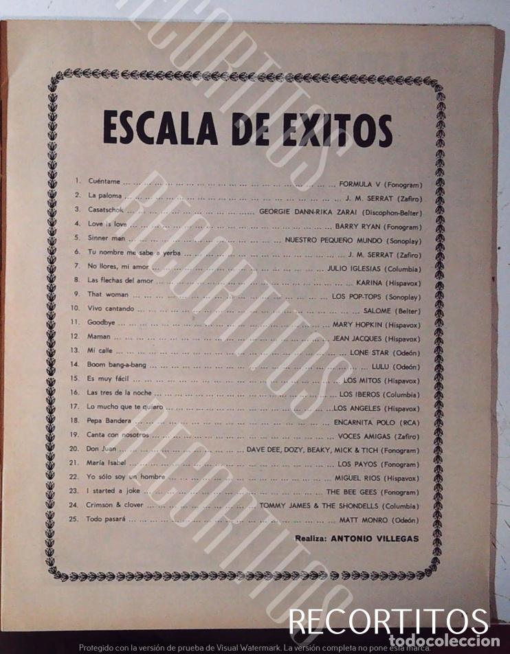 M&uacute;sica de colecci&oacute;n: escala de exitos rika zarai serrat formula v - Foto 1