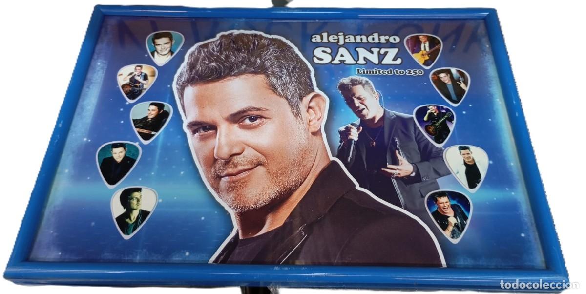 M&uacute;sica de colecci&oacute;n: Cuadro con p&uacute;as de Alejandro Sanz, edici&oacute;n limitada - Foto 1