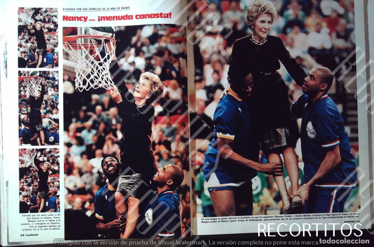 M&uacute;sica de colecci&oacute;n: NANCY REAGAN NBA CANASTA - Foto 1