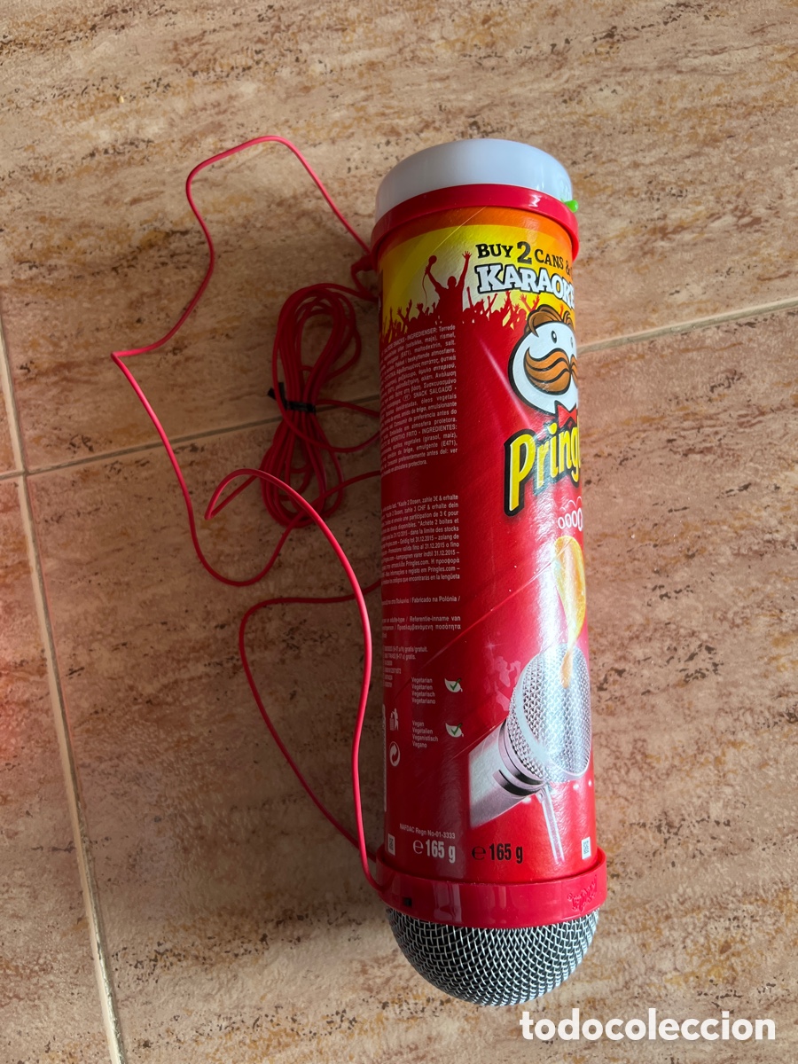 M&uacute;sica de colecci&oacute;n: Karaoke kit Pringles micr&oacute;fono altavoz Matutano - Foto 2