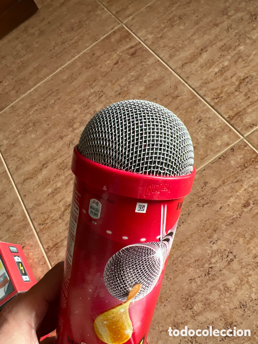M&uacute;sica de colecci&oacute;n: Karaoke kit Pringles micr&oacute;fono altavoz Matutano - Foto 4