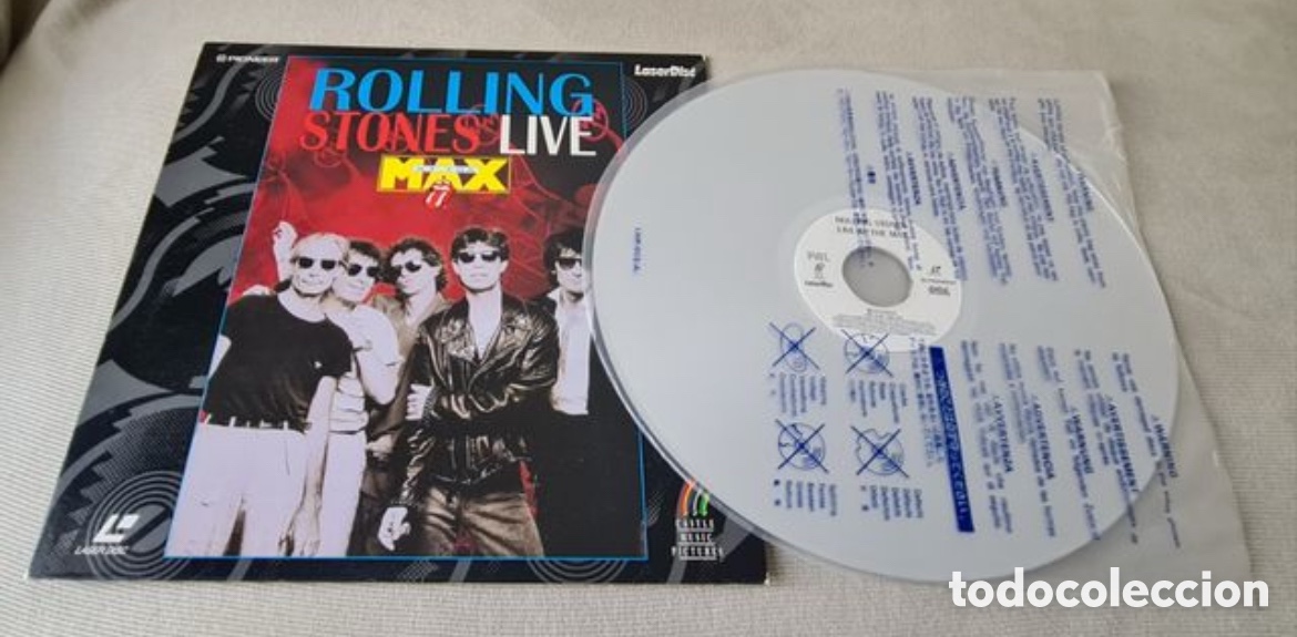 M&uacute;sica de colecci&oacute;n: Laser Disc Rolling Stones - Live at the Max - Foto 2