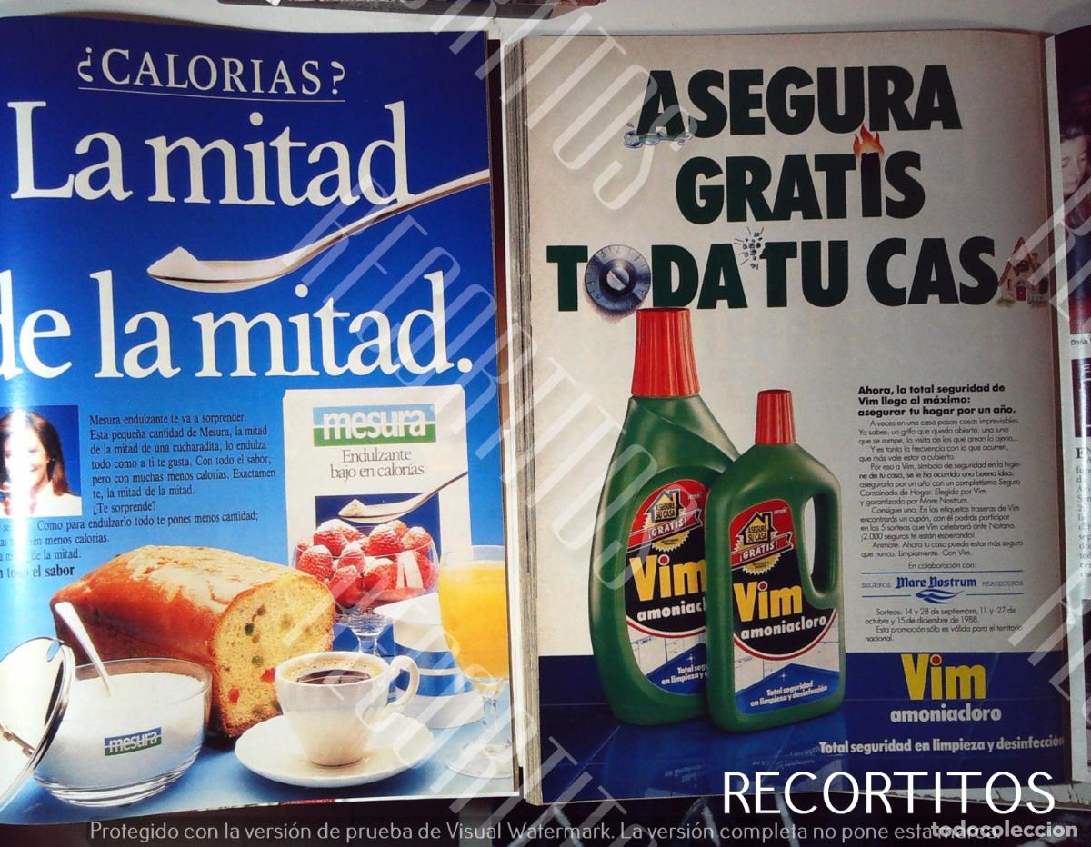 M&uacute;sica de colecci&oacute;n: MESURA VIM DETERGENTE anuncio publicidad - Foto 1