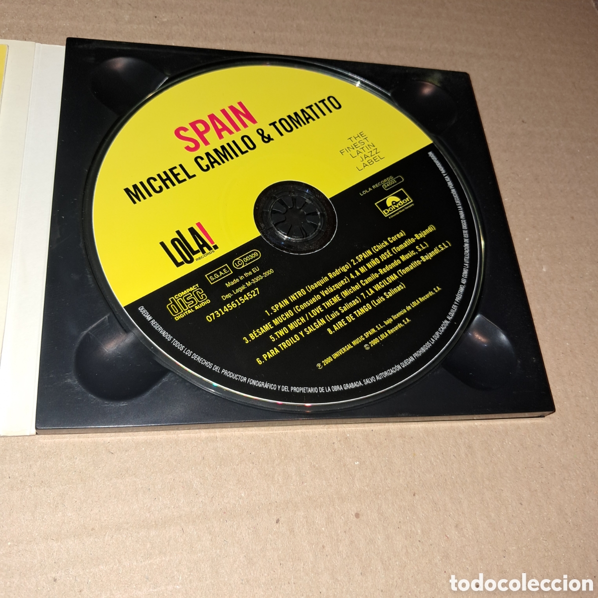 M&uacute;sica de colecci&oacute;n: Michel Camilo Tomatito, Compact disc - Foto 3