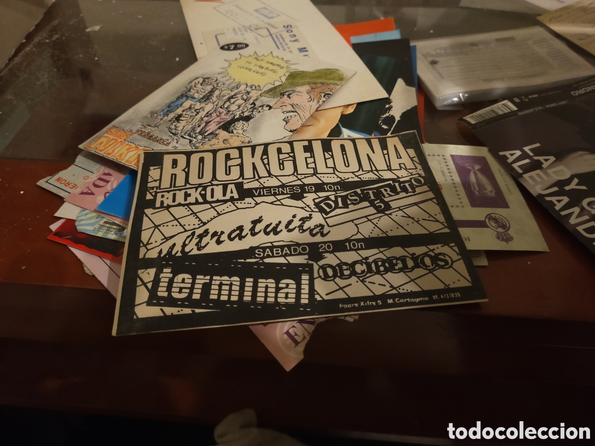 M&uacute;sica de colecci&oacute;n: Flyer rockcelona rock ola - Foto 1