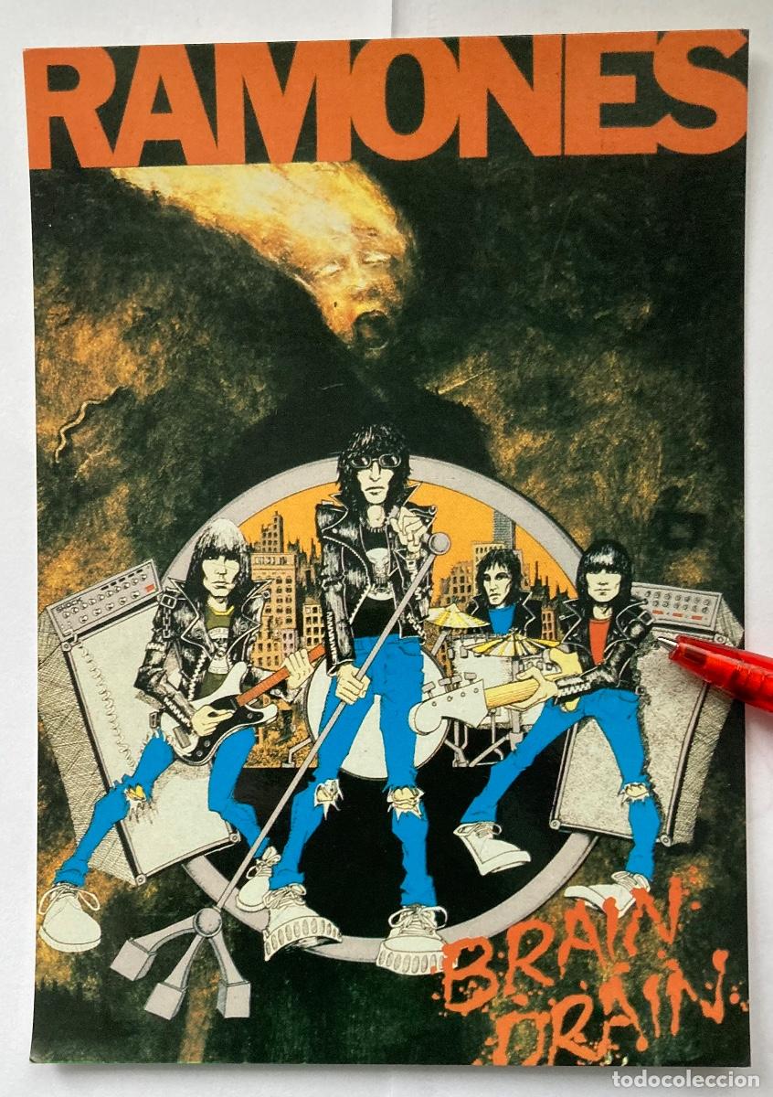 M&uacute;sica de colecci&oacute;n: RAMONES Brain Drain postal - Foto 1