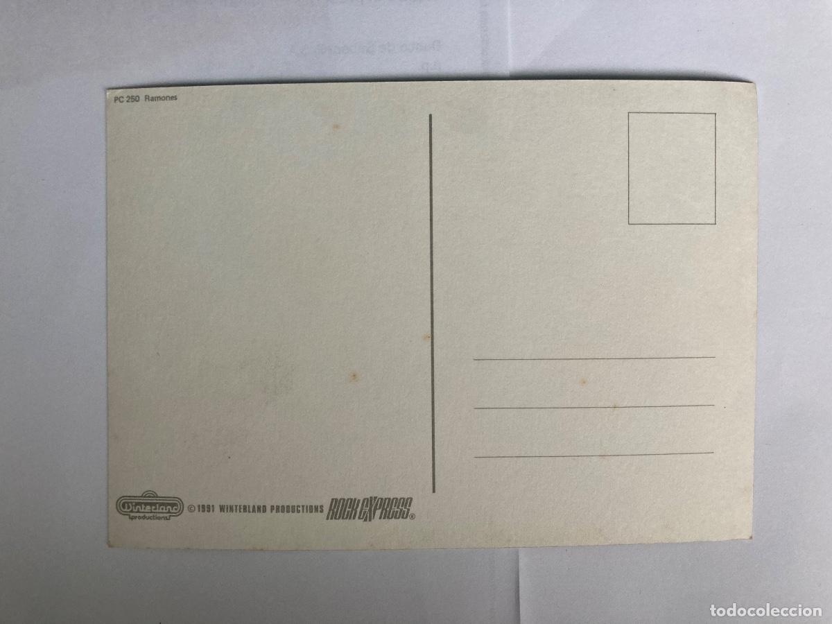 M&uacute;sica de colecci&oacute;n: RAMONES Brain Drain postal - Foto 2