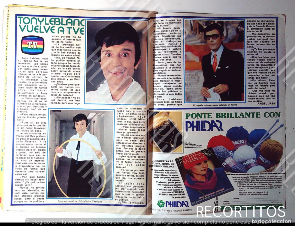 Collectible Music: TONY LEBLANC EN TVE TONI