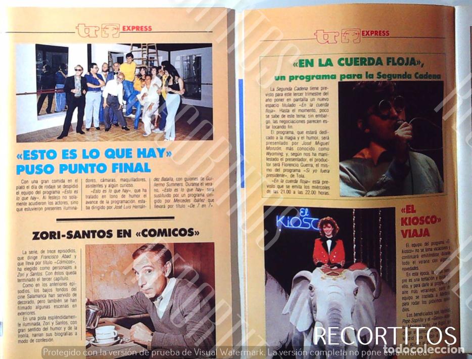 Collectible Music: ZORI SANTOS VERONICA MENGOD EL KIOSCO JOSE MIGUEL MONZON SUMMERS ESTO ES LO QUE HAY