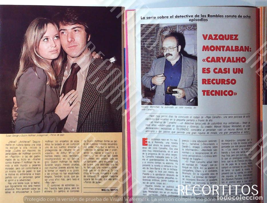 M&uacute;sica de colecci&oacute;n: VAZQUEZ MONTALBAN SUSAN GEORGE DUSTIN HOFFMAN