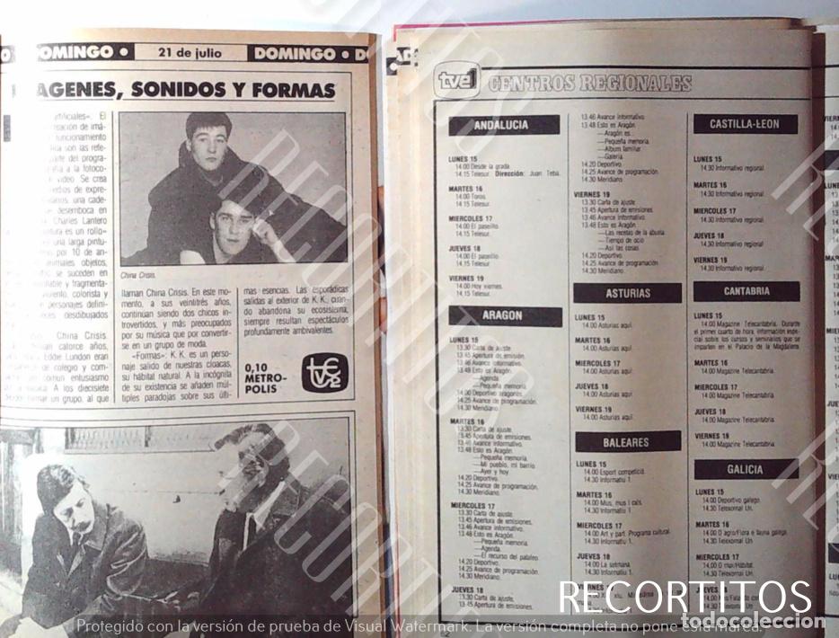 M&uacute;sica de colecci&oacute;n: CHINA CRISIS MUSICAL - Foto 1