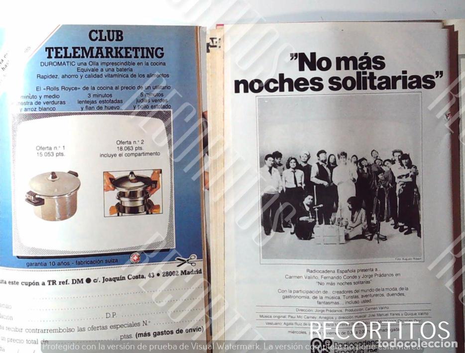 M&uacute;sica de colecci&oacute;n: CARMEN VALI&Ntilde;O FERNANDO CONDE JORGE PRADANOS NO MAS NOCHES SOLITARIAS