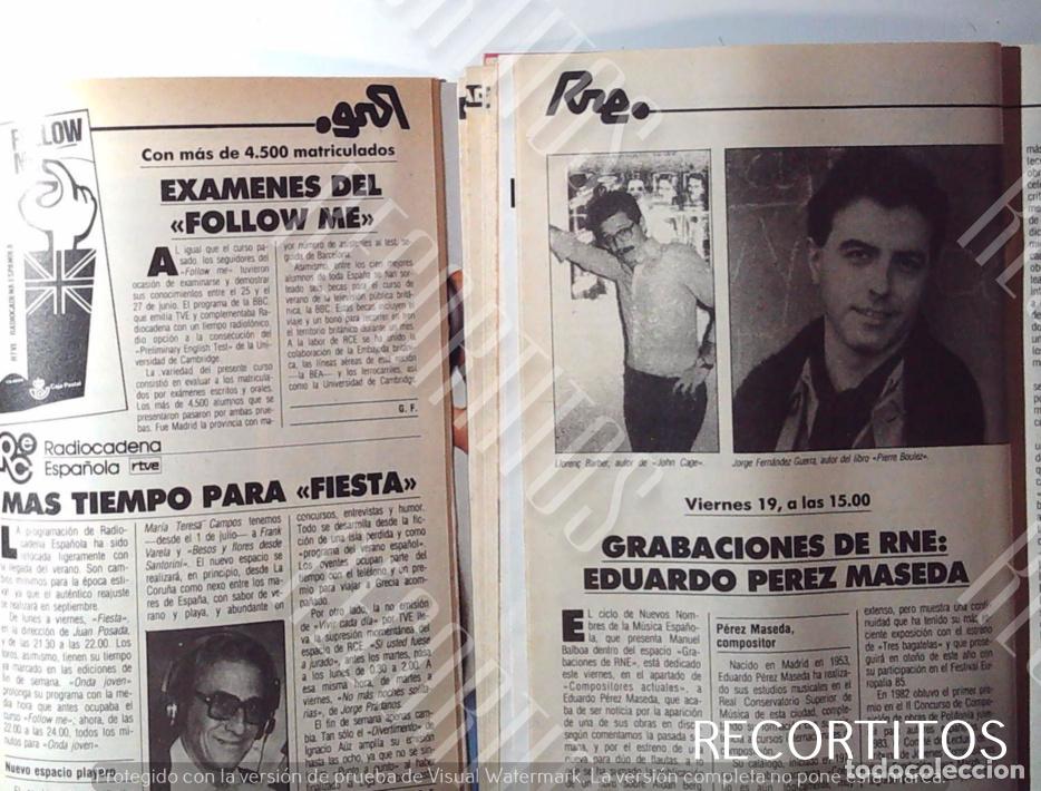 M&uacute;sica de colecci&oacute;n: EDUARDO PEREZ MASEDA RNE - Foto 1