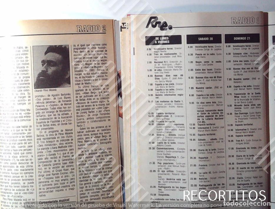 M&uacute;sica de colecci&oacute;n: EDUARDO PEREZ MASEDA RNE - Foto 1