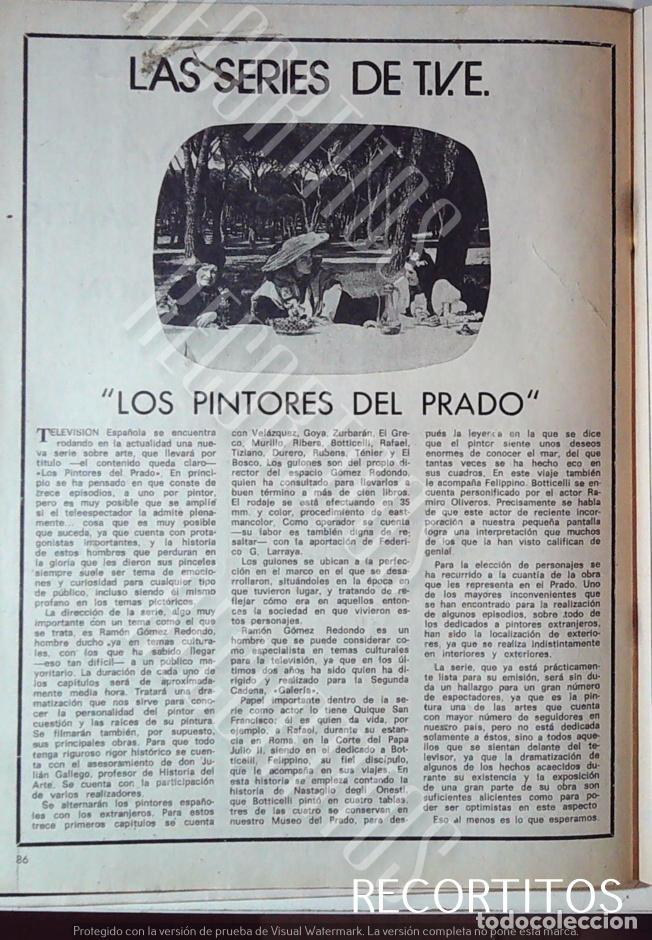 M&uacute;sica de colecci&oacute;n: LOS PINTORES DEL PRADO EN TVE VELAZQUEZ