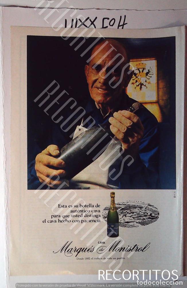 M&uacute;sica de cole&ccedil;&atilde;o: MARAQUES DE MONISTROL CAVA ANUNCIO PUBLICIDAD