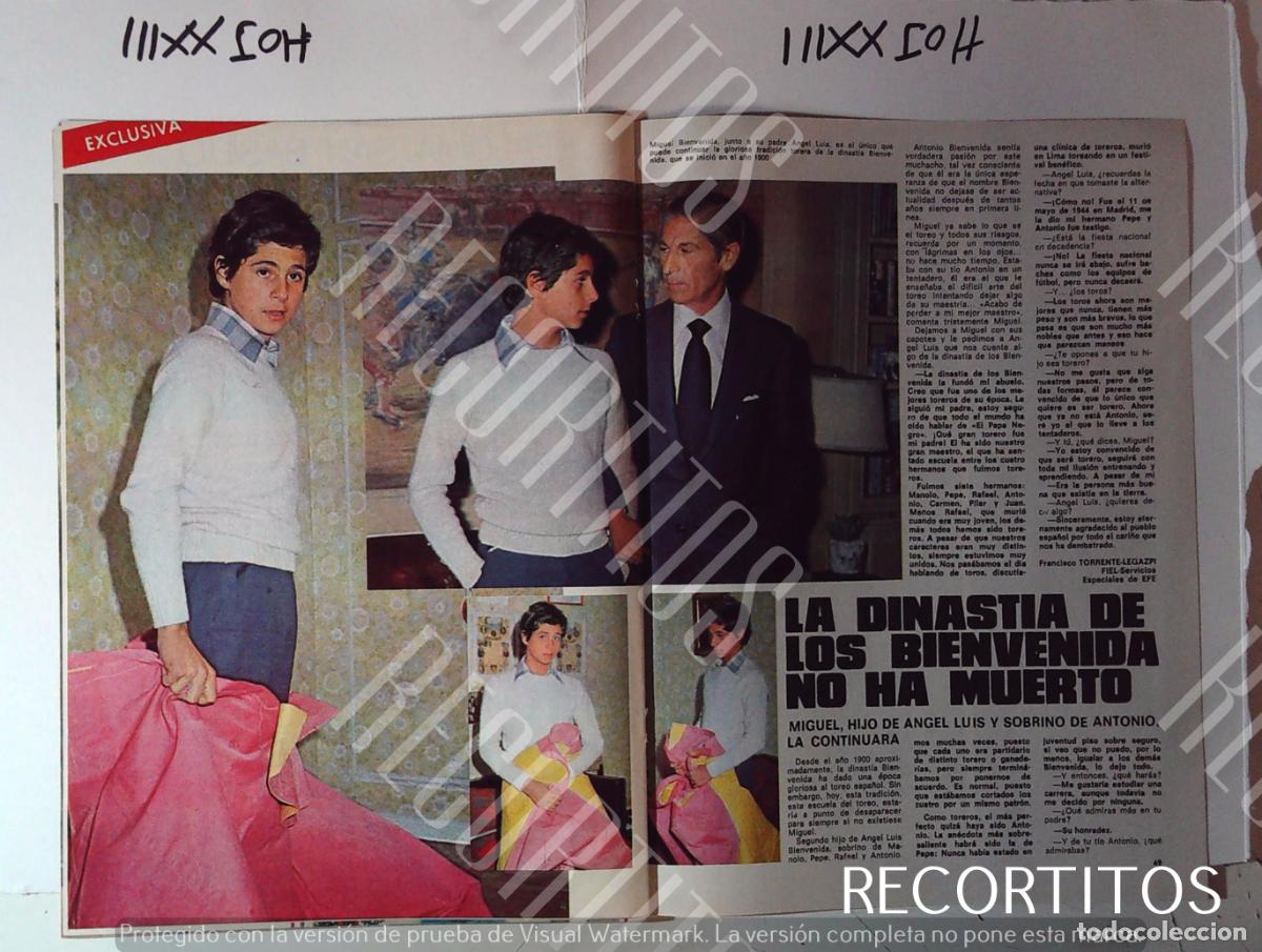 M&uacute;sica de colecci&oacute;n: ANTONIO BIENVENIDA E HIJOS MIGUEL ANGEL LUIS