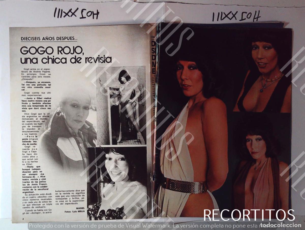 Musique de collection: GOGO ROJO VESET ACTRIZ DESTAPE