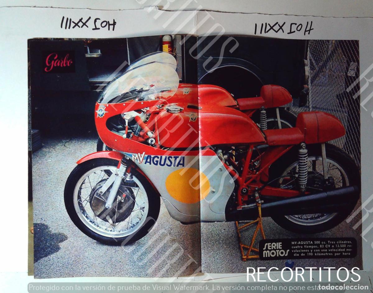 Musique de collection: POSTER MV AUGUSTA 500 CC MOTOCICLETA