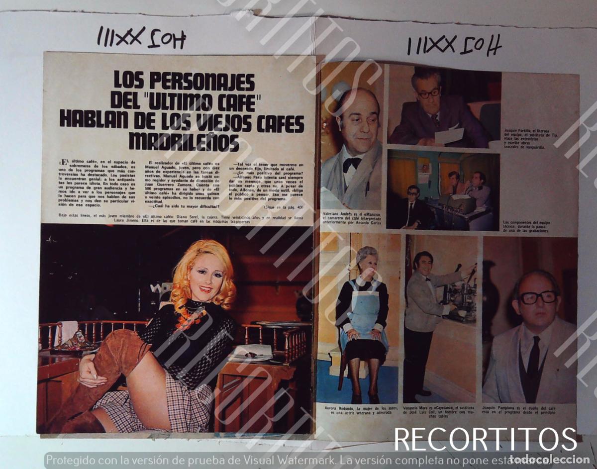 Musique de collection: AURORA REDONDO DIANA SOREL ULTIMO CAFE JOAQUIN PAMPLONA VENANCIO MURO VALERIANO ANDRES